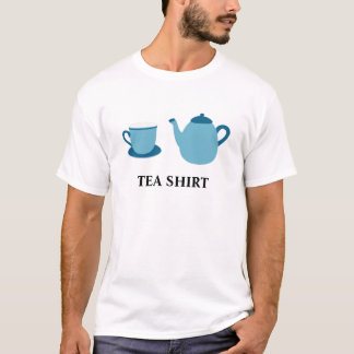 Tea Shirt (black text)