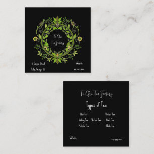 Tea Shop Business Card