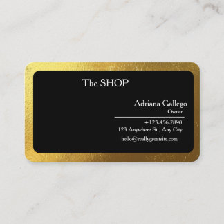 tea shop Business card (editable)