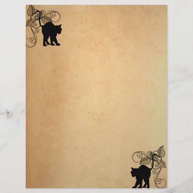 TEA STAINED PAPER Pentacle Enchanted Letterhead (Front)