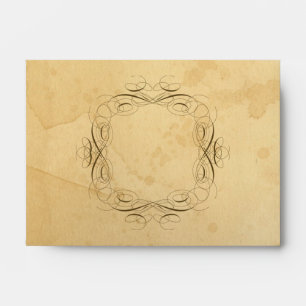 Tea Stained Vintage Wedding 1 - Matching Envelopes