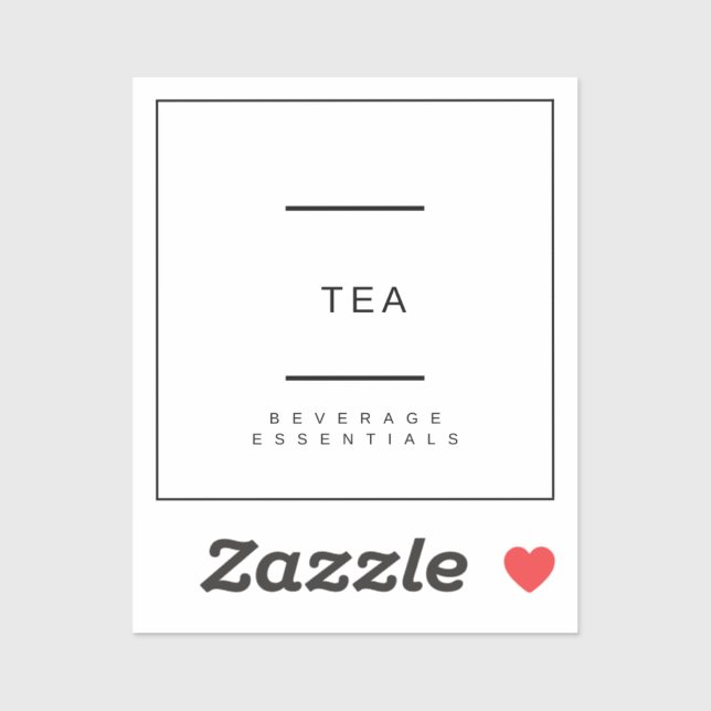 Tea Sticker (Sheet)