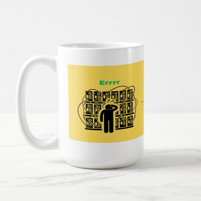 Tea System Malfunction Coffee Mug (Left)
