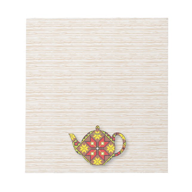 Tea teapots notepad (Front)