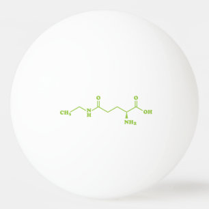 Tea Theanine Molecular Chemical Formula Ping Pong Ball