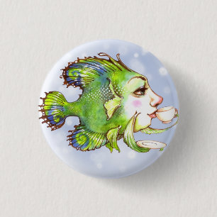 Tea Time 3 Cm Round Badge