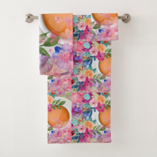 Tea Time Bath Towel Set