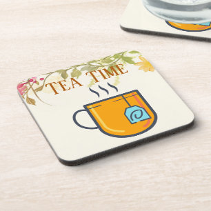 Tea Time Beverage Coaster