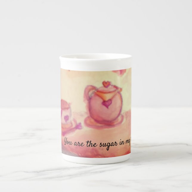 tea-time bone china mug (Front)