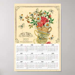 Tea time calendr 2022 poster