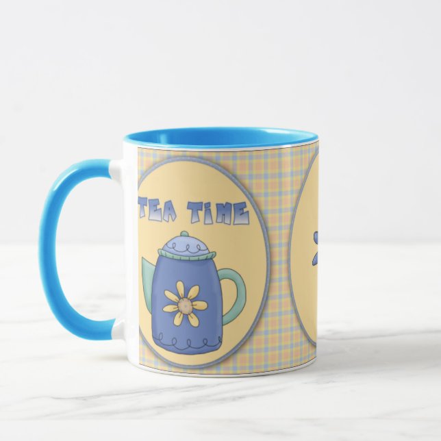 Tea Time Ceramic Mug (Left)