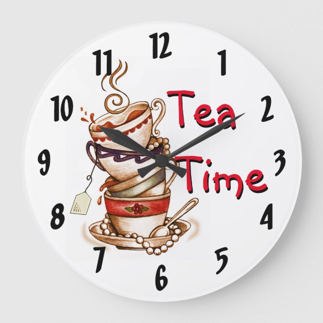 Tea Time Clock Design (Front)