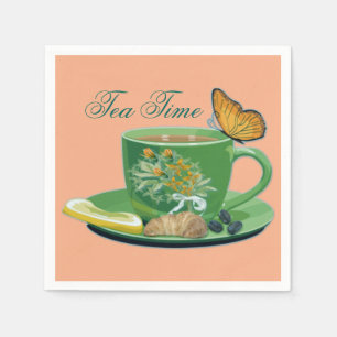 Tea Time Cup & Saucer Napkins