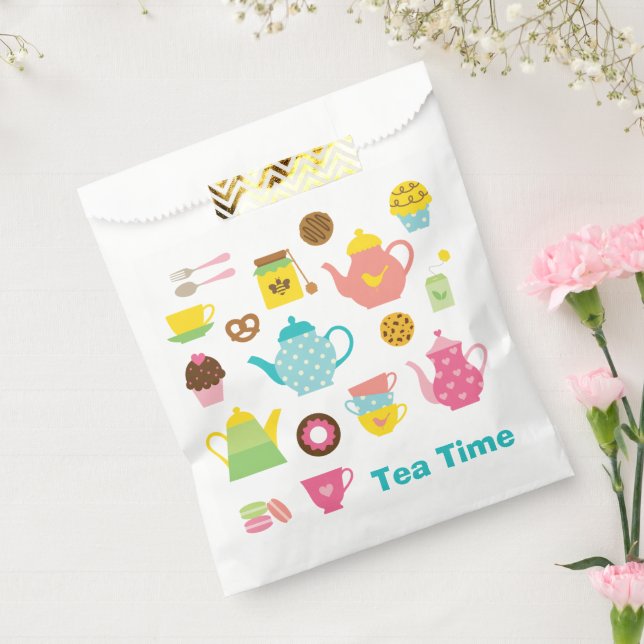 Tea Time Favor Bags (Sealed)