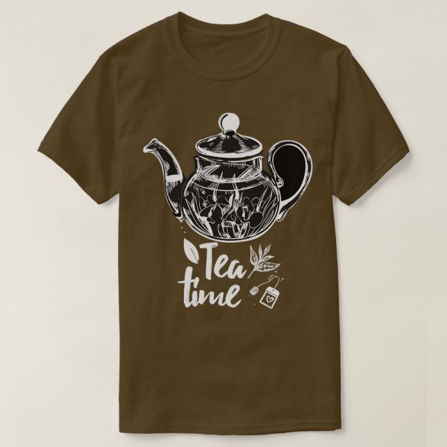 Tea Time Framed Your Cup of Tea T-Shirt (Design Front)