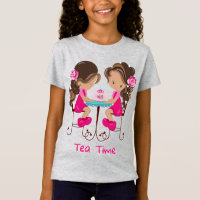 Tea Time Girls' Fine T-Shirt