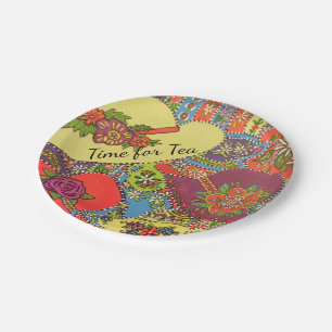 Tea Time Hats Paper Plate