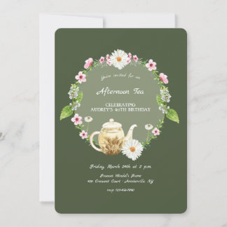 Tea Time Invitation