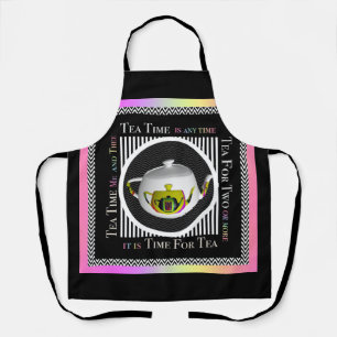 Tea Time Is Anytime Apron