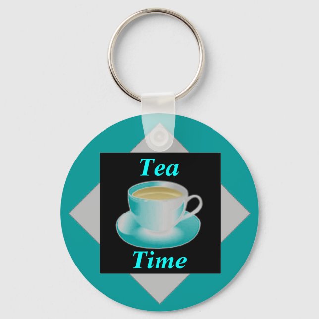 Tea Time Keychain (Front)