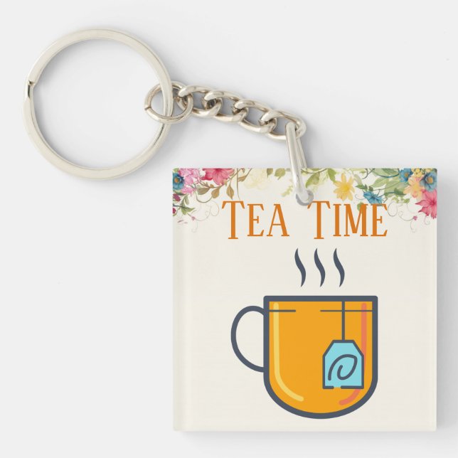 Tea Time Keychain (Front)