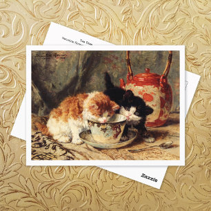 Tea Time Kittens Henriëtte Ronner-Knip Postcard