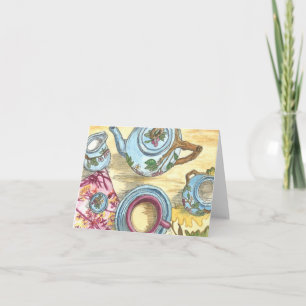 Tea Time Note Card