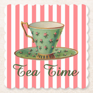 Tea Time Paper Coaster