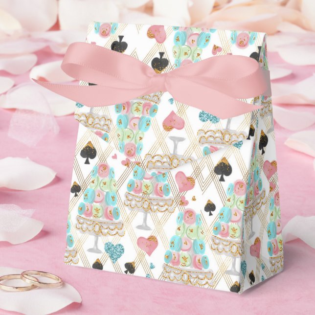 Tea Time Pattern Favour Box (Wedding)