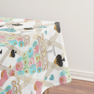 Tea Time Pattern Tablecloth