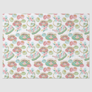 Tea Time Pattern Tissue Paper