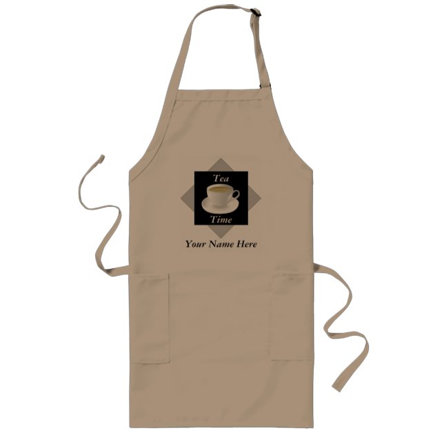 Tea Time Personalised Apron (Front)