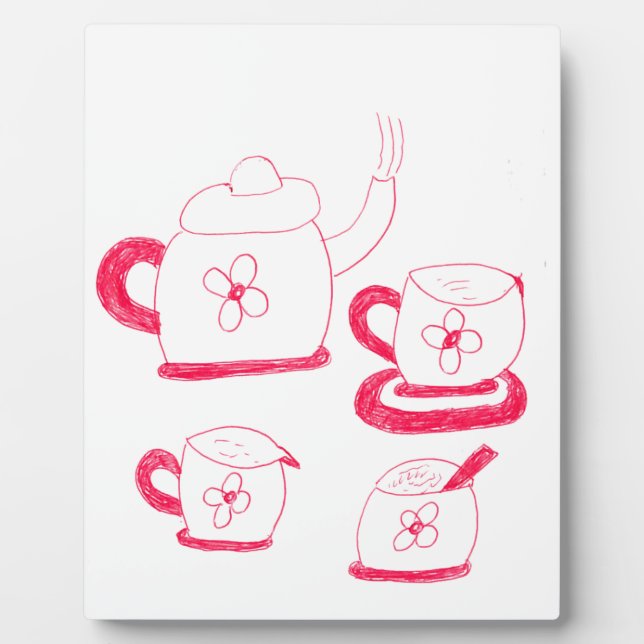 Tea Time Photo Plaque (Front)