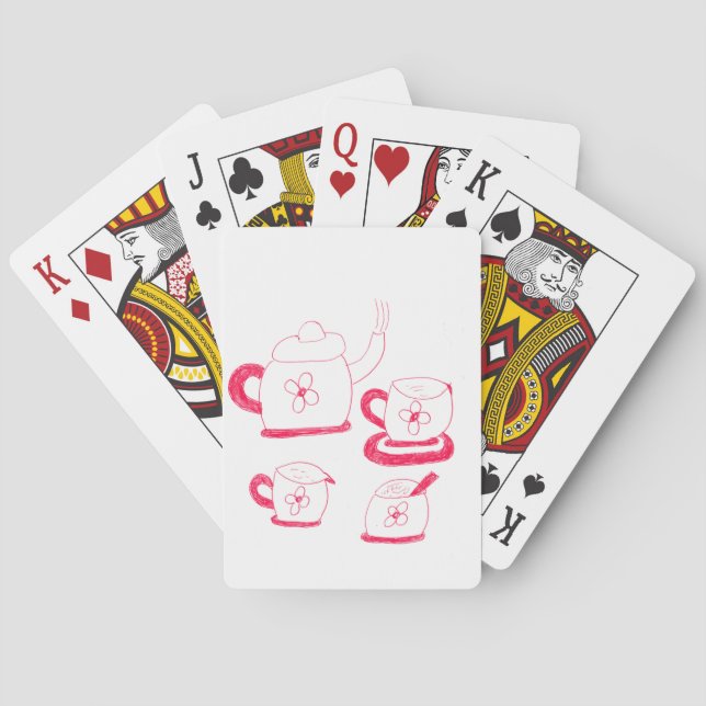 Tea Time Playing Cards (Back)
