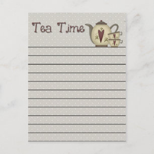 Tea Time Postcard