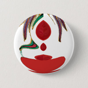 Tea Time Red Tea.png 6 Cm Round Badge