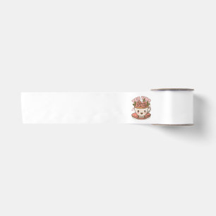 Tea Time Rose Tea Kawaii Satin Ribbon