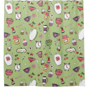 Tea Time Shower Curtain