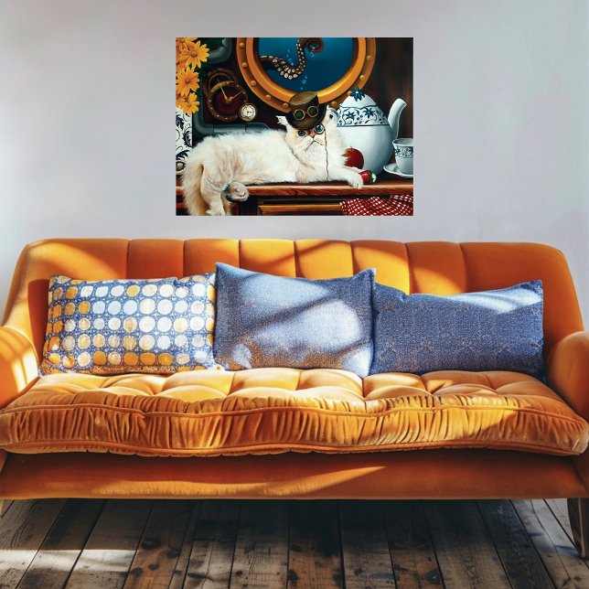 Tea Time Steampunk Cat Poster (Creator Uploaded)