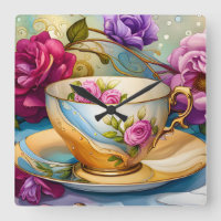 Tea Time - Tea Cup Art