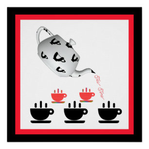 Tea Time Teapot  Poster