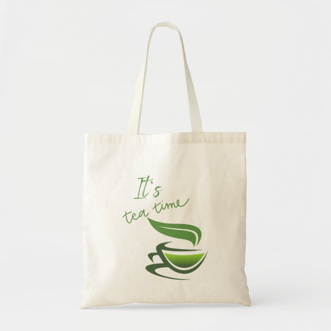 Tea Time Tote Bag (Front)