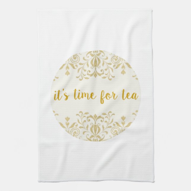 Tea Time Towel (Vertical)