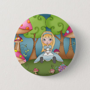 Tea Time with Alice - button