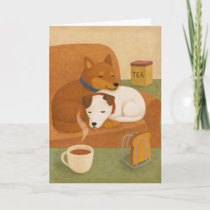 Tea Toast & Us Cosy 10th Wedding Anniversary Card