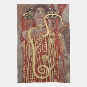 TEA TOWEL : GUSTAV KLIMT : HYGIEIA