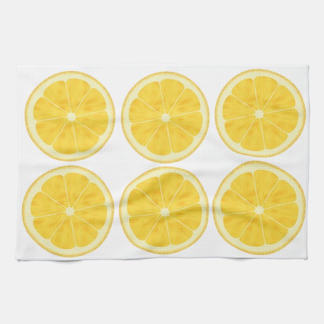 Tea Towel - Lemon Slice (Horizontal)