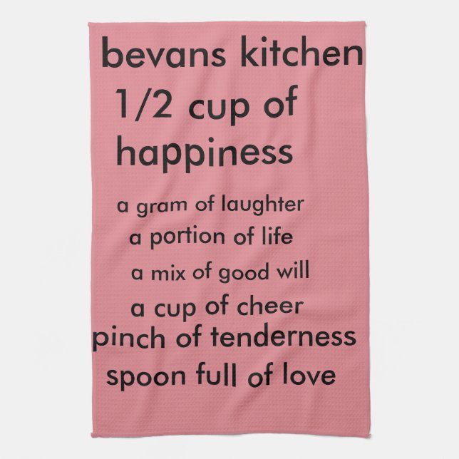tea   towel on life (Vertical)