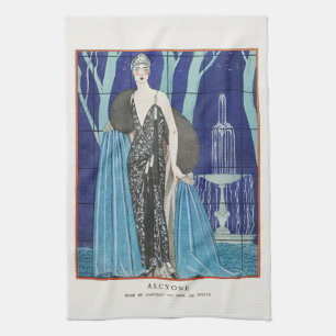 TEA TOWEL : VINTAGE GEORGE BARBIER POSTER