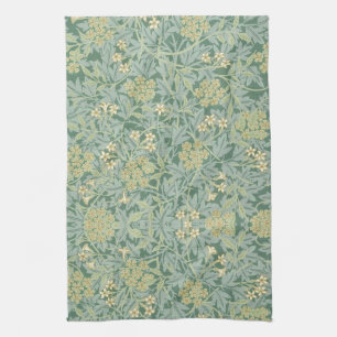 TEA TOWEL : WILLIAM MORRIS :JASMINE